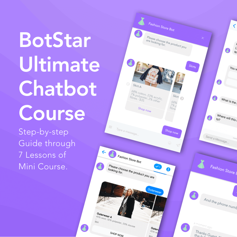 BotStar Mini Course Example Chatbot for Facebook Messenger & Website ...
